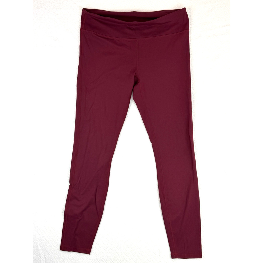 Fabletics Womens Burgundy‎ Activewear Leggings Size Large PT1719749-6034-17050